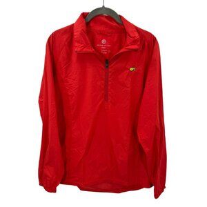 Peter Millar Masters Collection Red Windbreaker Jacket Mens Size Large